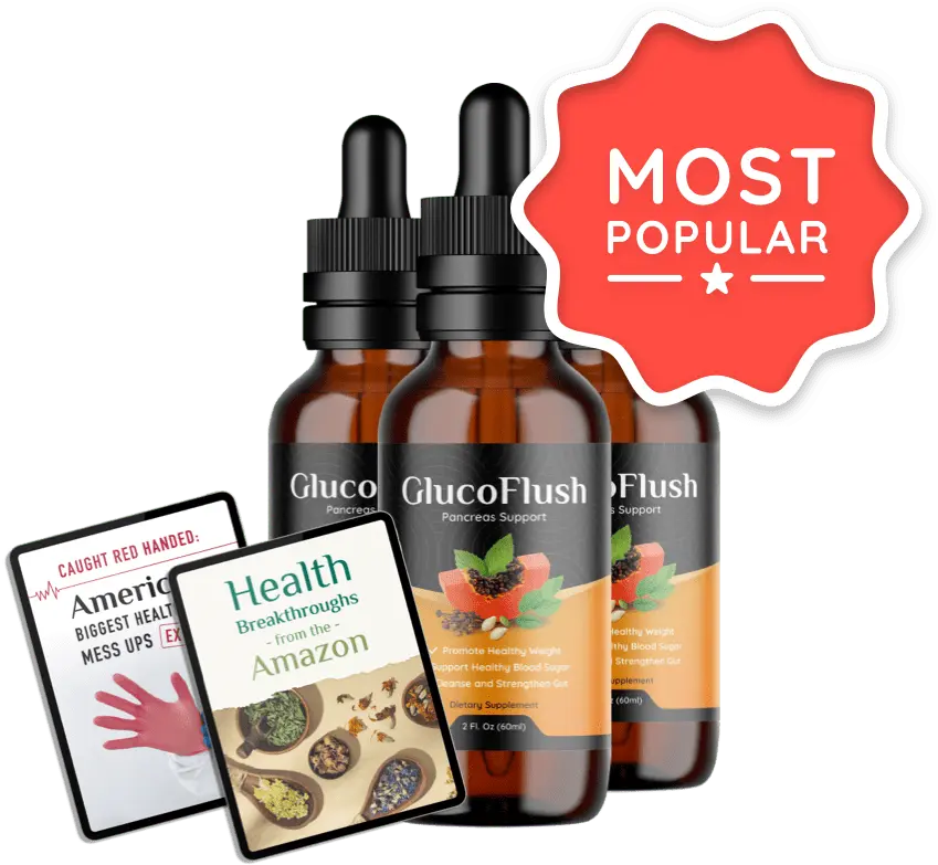 glucoflush 3 bottle