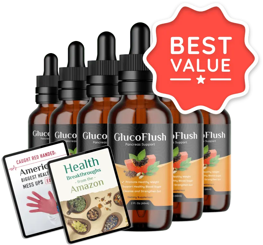 glucoflush 6 bottle